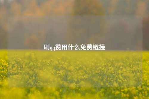 刷qq赞用什么免费链接